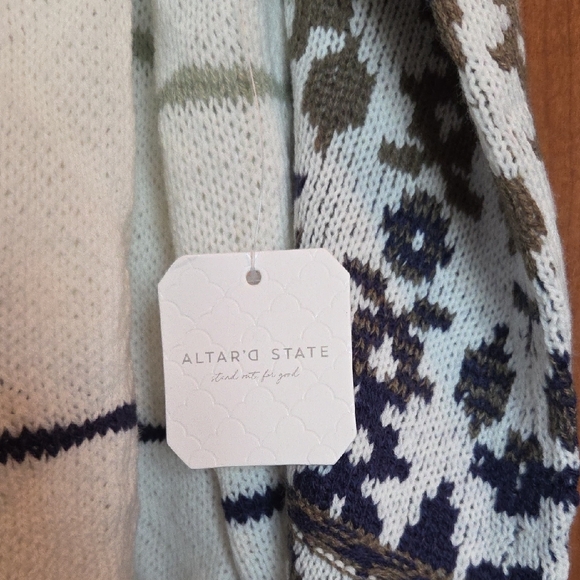 Altar'd State Belle Boho Babydoll Sweater NEW! - Picture 5 of 9